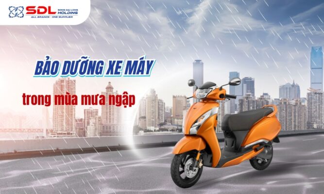 Cách bảo dưỡng xe máy trong mùa mưa và điều kiện ẩm ướt