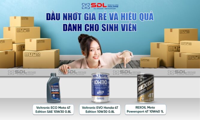 Mát máy, chạy êm, giá mềm: Top 3 loại nhớt giá rẻ cho sinh viên